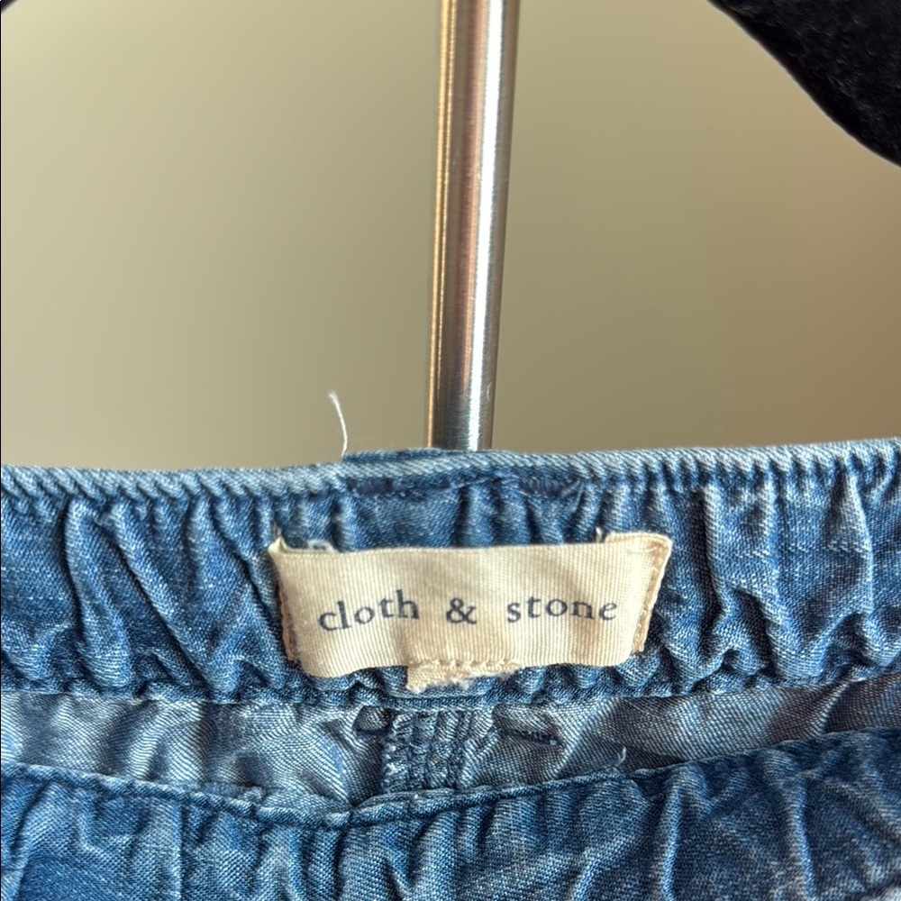 Cloth & Stone Blue Denim Skirt - Picture 2 of 3